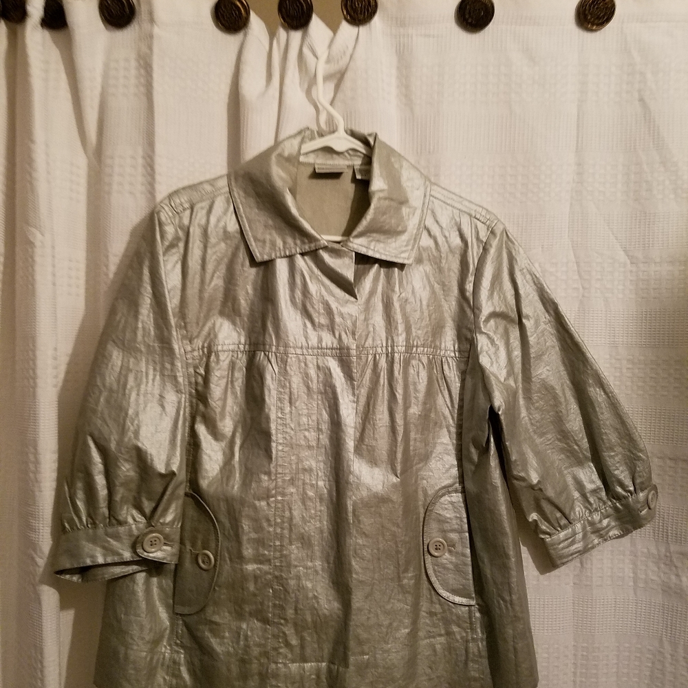 Metallic Gray Jacket - Picture 4 of 6